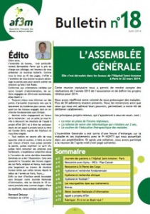 Bulletin AF3M n°18 juin 2014