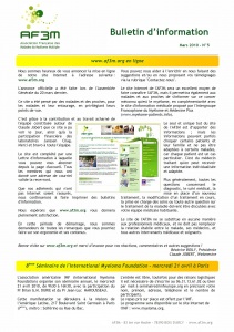 Bulletin AF3M n°5 mars 2010