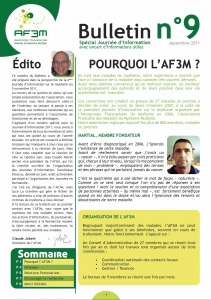 Bulletin AF3M n°9 septembre 2011