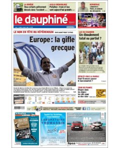 Dauphiné Libéré - 6 juillet 2015