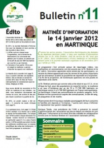 Bulletin AF3M n°11 mai 2012