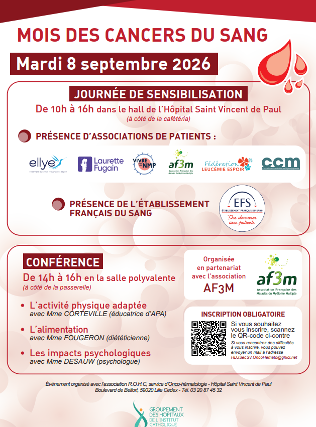 Lille Saint Vincent - Affiche Septembre Rouge 2026