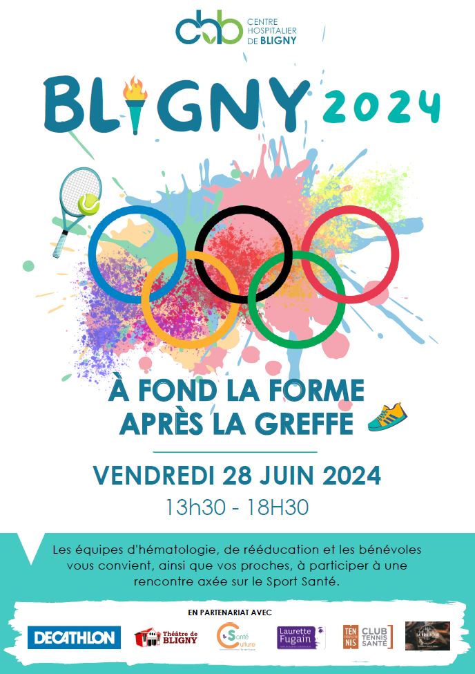 Bligny - A fond la forme après la greffe Affiche -Juin 2024