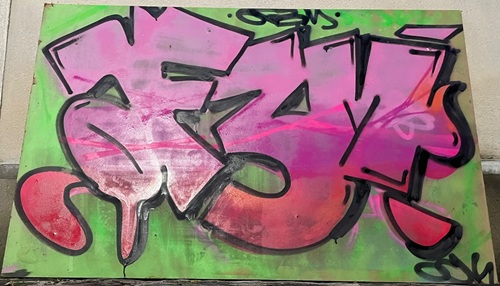 Fontaineblow! Performance lettrage AF3M