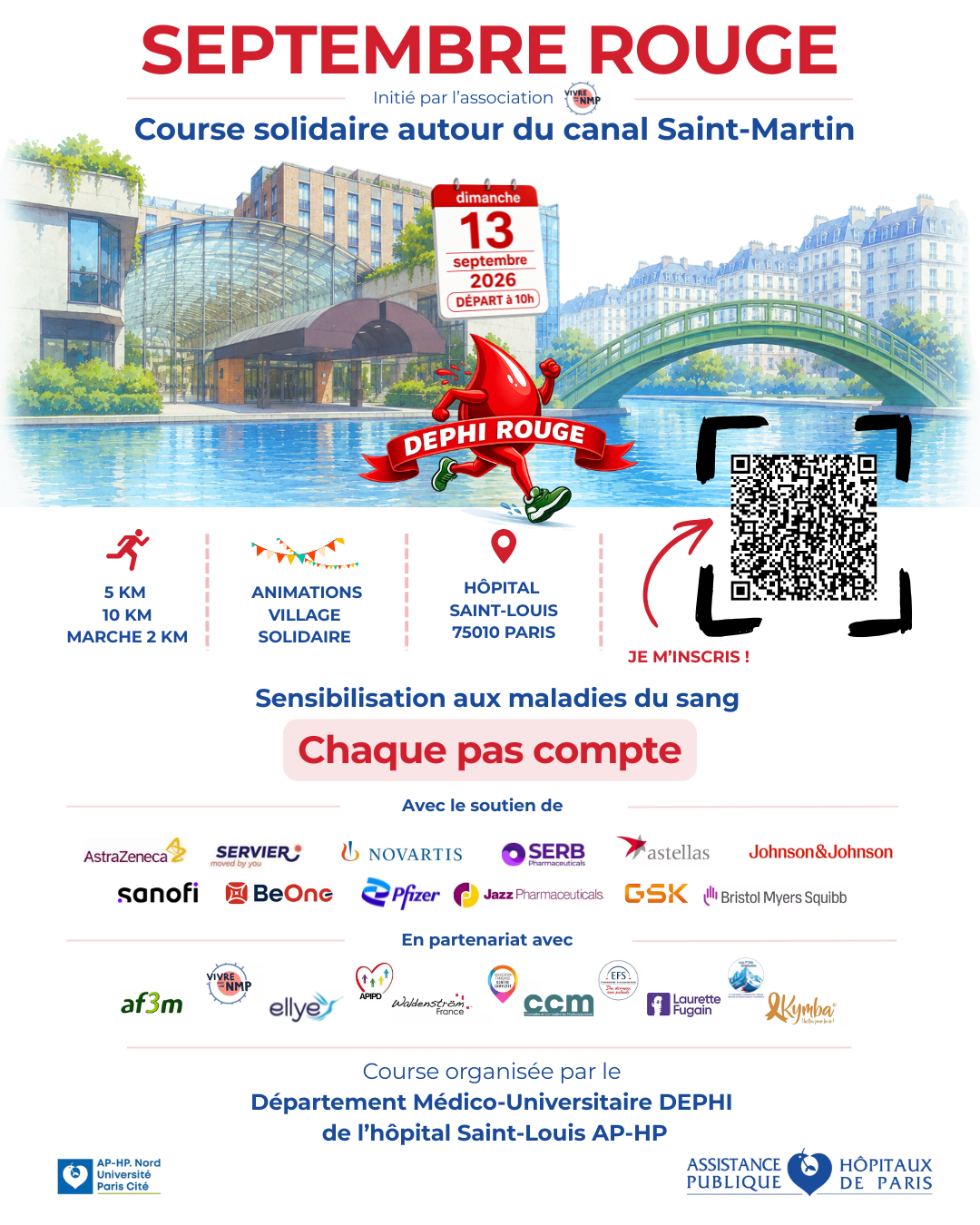 Affiche DEPHI Rouge &agrave; Saint Louis 13 septembre 2026