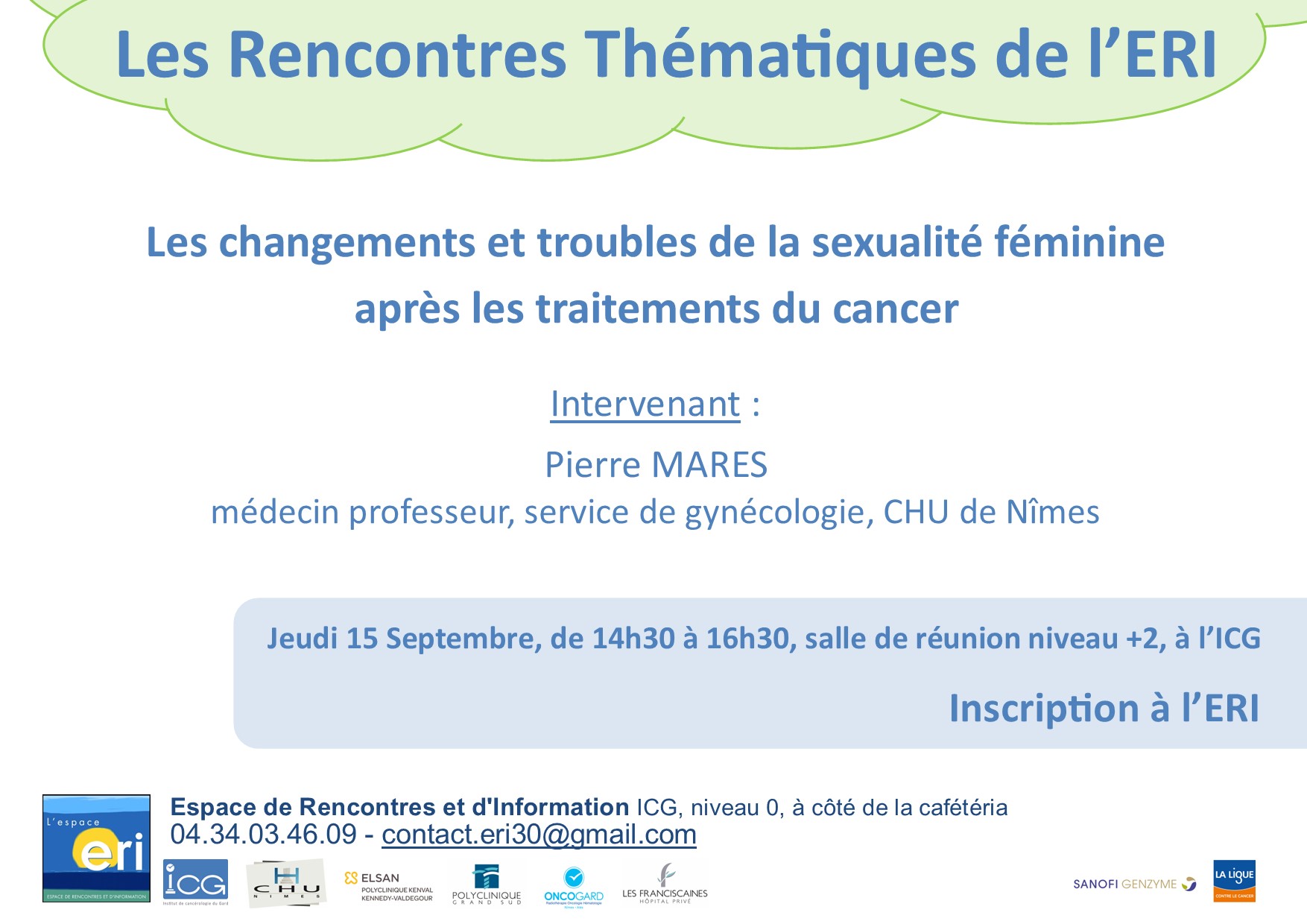 Rencontre ERI Montpellier sept 2022