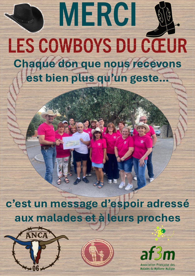 Merci les Cowboys du Coeur!