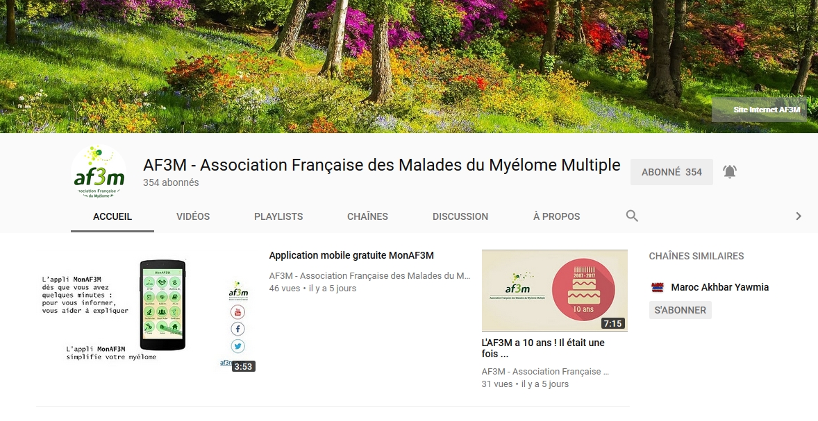 Chaîne Youtube AF3M